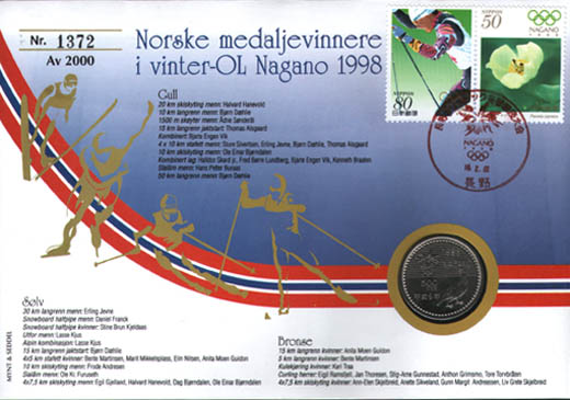 Bilde av Norske medaljevinnere i vinter-OL Nagano 1998