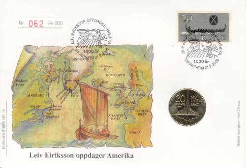 Bilde av Leiv Erikson oppdager Amerika