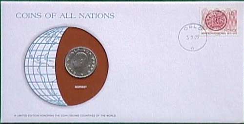 Bilde av Coins of all Nations - Norsk 1 kr.