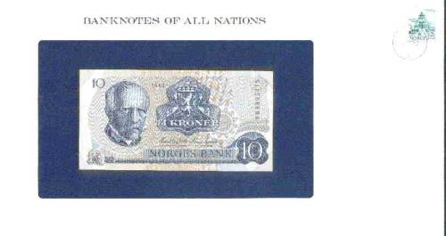 Bilde av Banknotes of all Nations - Norsk 10 kr. seddel