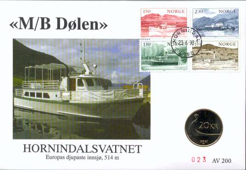 Bilde av M/B Dølen - 20 kr mynt