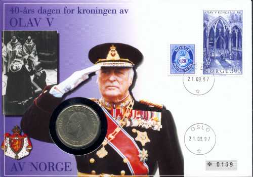 Bilde av 40-rs dagen for kroningen av Olav V av Norge