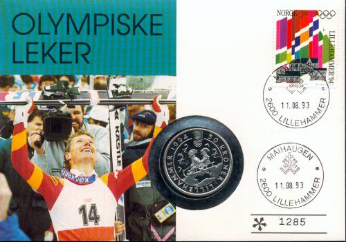 Bilde av Olympiske leker, 50 kroner nr. 1/4